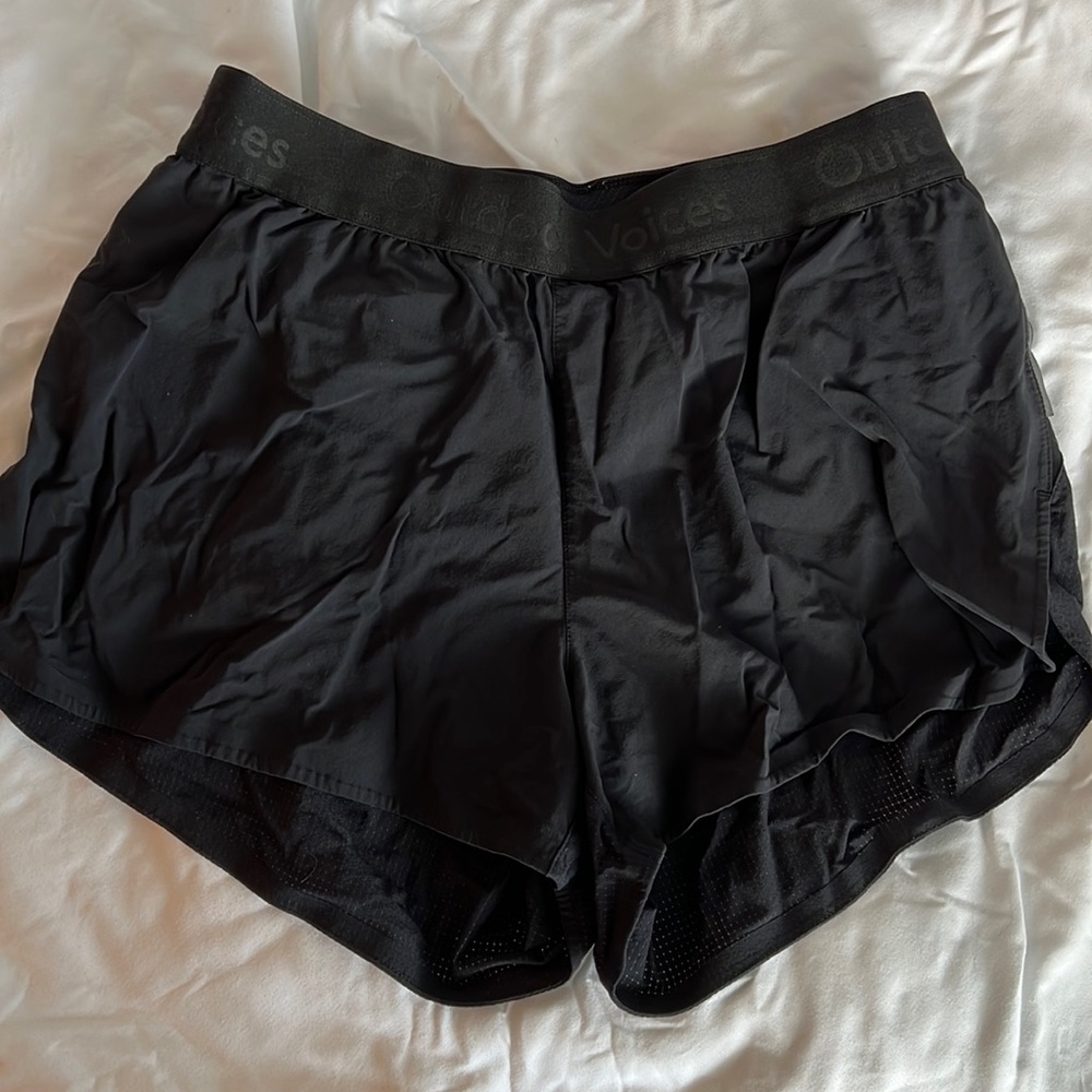 Outdoor Voices XS black shorts